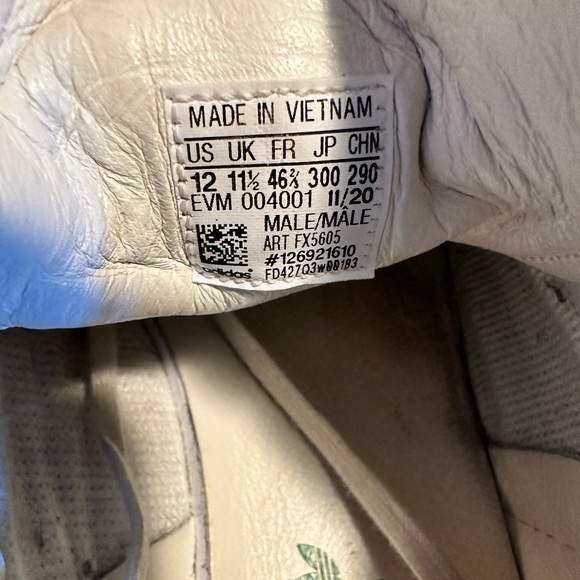 Adidas Rod Laver Leather Sneakers.  Size 12 - Picture 5 of 9